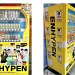 グローバルグループ「ENHYPEN」とダイドードリンコがコラボ「ENHYPEN（エンハイプン）デザイン自販機」を3カ所に設置