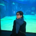 「aespa」KARINA、水族館で“彼女ショット”…めがねのパーツが壊れちゃった？