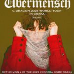 グローバルアイコン G-DRAGON、ワールドツアーで大阪に凱旋！ 9月23日(火・祝)18:00よりファンクラブ先行受付開始！！