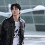 【フォト】「Stray Kids」ヒョンジン、カッコいいレザージャケットを着て“ミラノにいってきます”