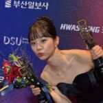 ヘリ（Girl’s Day）、「釜日映画賞」で新人賞受賞に同僚のミナや俳優ハン・ジミンも祝福…「世の中で一番幸せな人」