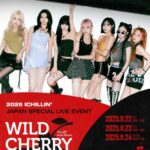 韓国ガールズグループ「ICHILLIN’」、11月に東京にてライブイベント「2025 ICHILLIN’ JAPAN SPECIAL LIVE EVENT WILD CHERRY」開催決定！