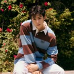 「ASTRO」チャウヌ、ボーダーシャツで秋の雰囲気