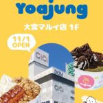 【情報】韓国発フローズンヨーグルトブランド「YOAJUNG(ヨアジョン)が 大宮マルイ店にFC店オープン 【情報】韓国発フローズンヨーグルトブランド「YOAJUNG(ヨアジョン)が 大宮マルイ店にFC店オープン