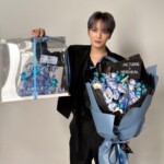 ジェジュン、「メディヒール」のミューズに抜てき…大きな花束でお祝い