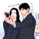 奇跡のタッグが映画級のスケールで放つスペクタクル・ロマンス  『北極星』  カン・ドンウォンの大ファンで人気漫画家・東村アキコ先生による  描き下ろしのスペシャルビジュアル＆コメントが到着！  さらに、  話題のロマンスシーンの貴重な裏側を収めたメイキング映像も公開