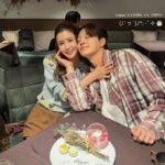 イ・ダヘ×SE7EN、顔をくっつけて幸せなオーラ発散…“これぞ美男美女夫婦”