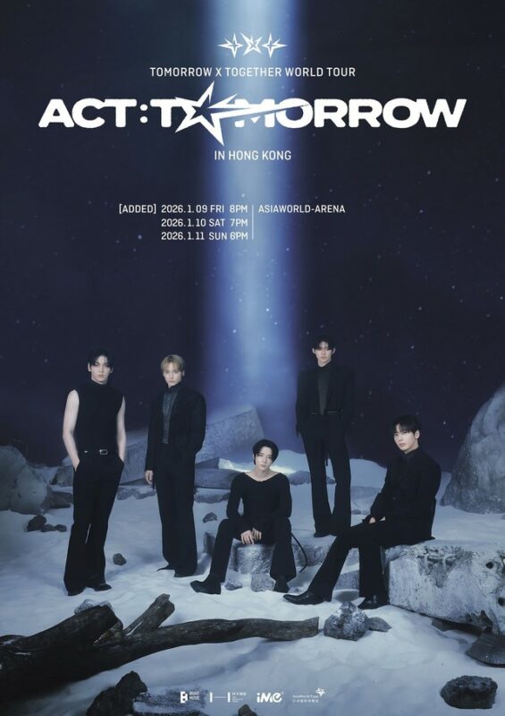 K-POP・アジア TOMORROWXTOGETHER 今月には日本5大ドームツアーの「TOMORROW X TOGETHER」、香港と台北で