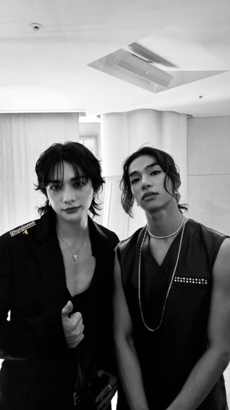 ALLDAY PROJECT」ターザン、「Stray Kids」ヒョンジンとのツーショット