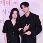 【フォト】チュ・ヨンウ＆シン・シアなど、映画「今夜、世界からこの恋が消えても」韓国版記者試写会に出席