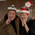 マ・ドンソク＆G-DRAGON、クリスマスデート中のワールドスター...サンタの帽子で愛嬌