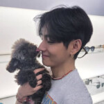 「BTS」J-HOPE＆RM、Vの誕生日をお祝い…子犬を抱いて嬉しそう