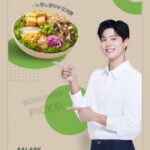 パク・ボゴム、サラダブランドのポスター公開…お勧めのメニューは？