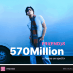 「BTS」Vのソロ曲「FRI(END)S」、Spotify再生数5億7000万回を突破（動画あり）