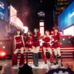 「LE SSERAFIM」、K-POPガールズグループ初！米タイムズスクエアでNew Year公演…“夢のような新年”