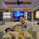 ブライアン（Fly To The Sky）、末っ子の息子（愛犬）たち７歳をお祝い