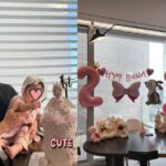 イ・スンギ＆イ・ダイン、娘の2歳の誕生日を祝ってホームパーティー