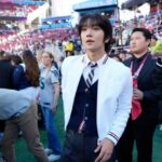 「SEVENTEEN」ジョシュア、米スーパーボールの会場に現れる