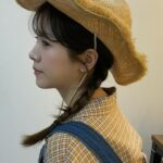 ハン・ジミン、編み込みツインテールと作業ズボンも着こなす「ラブリーな妖精」…ビハインドカット公開