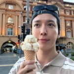 「CNBLUE」ジョン・ヨンファ、大きなアイスでヒーリング…ジョンシンとのツーショットも