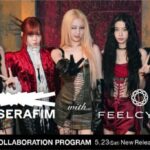 グローバルシーンで活躍するK-POPアーティストLE SSERAFIMとFEELCYCLEのコラボレーション