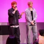 「TOMORROW X TOGETHER」テヒョン＆ヒニョンカイ、試聴会にサプライズ登場　“再契約後初アルバムらしいでしょ？”