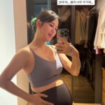 「妊娠29週目」ナム・ボラ、大きくなったDライン大胆露出…「体がすごく重い」