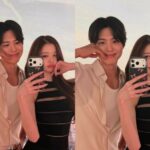 パク・ボゴム×「IVE」チャン・ウォニョン、11歳の年齢差とは思えない完璧な相性…頬に手を当てたほっこりツーショット