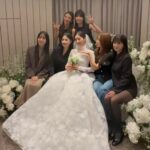 ユン・ボミの結婚式に「Apink」集結…元メンバーのソン・ナウンは欠席、ホン・ユギョンは出席