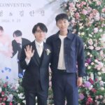 歌手イム・ヨンウン、“ヒーロー”の義理はハンパない？金髪を落として「コナン」「鬼滅の刃」韓国語版声優の結婚式に出席