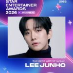 「2PM」ジュノ、「ASEA 2026」でベストキャラクターとベスト俳優で2冠達成…「さらに頑張れという意味だと受け止め、より一生懸命撮影する」