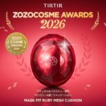 【情報】韓国発メイクアップブランド「TIRTIR」の「MASK FIT RUBY MESH CUSHION」が、「ZOZOCOSME AWARDS 2026 上半期」ファンデーション部門で大賞を受賞！