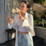 <トレンドブログ>ムン・ガヨン、こんなに食べても割れた腹筋維持…非現実的なスタイル