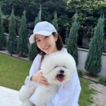 パク・ミニョン、すっぴんとは思えない美しさ…愛犬よりも人形のよう