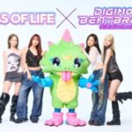 KISS OF LIFE、TVアニメ「DIGIMON BEATBREAK」のエンディングテーマのノンクレジット映像が公開！コラボレーションを記念し、「ゲッコーモン」との集合ショットも公開！