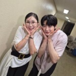 <トレンドブログ>“190cm”ビョン・ウソク、“155cm”パク・スルギのために目線を合わせた気配りが話題