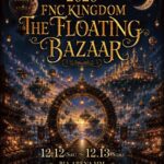 記念すべき10回目を終え、新章開幕。 FTISLAND、CNBLUEら『2026 FNC KINGDOM - THE FLOATING BAZAAR -』開催決定！ FLARE U初参加！バンド5組・ダンスグループ4組・俳優JUNG HAEIN、豪華10組が集結！
