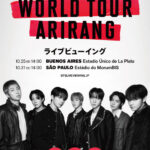 『BTS WORLD TOUR 'ARIRANG'』  10/25(日) アルゼンチン・ブエノスアイレス公演 10/31(土) ブラジル・サンパウロ公演 日本全国の映画館でライブビューイング開催決定！