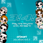 AtHeart、新曲「3!4!」のウェブリズムゲームを公開！ “推しと一緒に新曲をプレイ”アーティストIP×IT技術で新たな音楽の楽しみ方を提案
