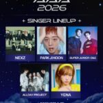 <トレンドブログ>「SUPER JUNIOR-D＆E」＆パク・ジフン＆「ALLDAY PROJECT」＆チェ・イェナ＆「NEXZ」、「AAA 2026」のラインナップに加わる