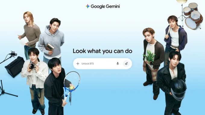 「Google Gemini」、「BTS」とともに新たなインタラクティブ機能を披露