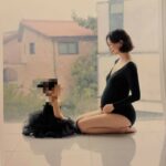 “2人目を妊娠中”女優イ・ユヨン、娘と撮った臨月グラビア…優雅な美しさ