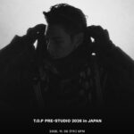 T.O.P「PRE-STUDIO 2026 in JAPAN」ローソン プレリク抽選先行受付スタート 圧巻のライブパフォーマンスとファンとの双方向の交感。香港・台北を熱狂させた初のブランドツアーが上陸！11月6日、誕生日直後のT.O.Pと共鳴する特別な一夜をTOYOTA ARENA TOKYOで開催