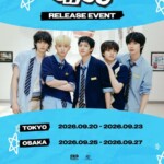 「The Wind」、4th Mini Album「Second wind : S#00」リリースイベントを9月東京・大阪で開催決定！