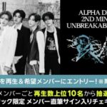 「ALPHA DRIVE ONE」、「Rakuten Music」で2ND MINI ALBUMのタイトル曲「BORN DIRE」の再生キャンペーンを開始