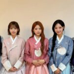 「RESCENE」、韓服を着て秋夕のあいさつ…“中秋ヤッホー”？