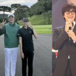ペ・ヨンジュン、「微笑みの貴公子」は健在！変わらぬ笑顔にファン歓喜…14歳の有望選手キム・ソアとラウンド