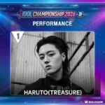 圧倒的なカリスマ性で日本一の称号を獲得！TREASURE HARUTO、「IDOL CHAMPIONSHIP 2026」PERFORMANCE部門で堂々の1位に