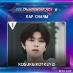 【情報】最強の「沼落ちメーカー」誕生！10月デビューの超新星、KO1KEYZのKOSUKEが「IDOL CHAMPIONSHIP」GAP部門を制す ！