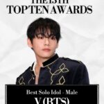 <トレンドブログ>「BTS」V、ワールドツアーで世界中を駆け巡り…グローバル人気の頂点に立つ （TTA・男性ソロアイドル部門1位）